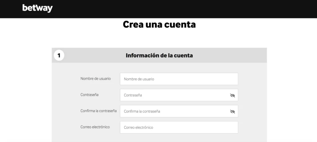 Registro Betway Registro en Betway
