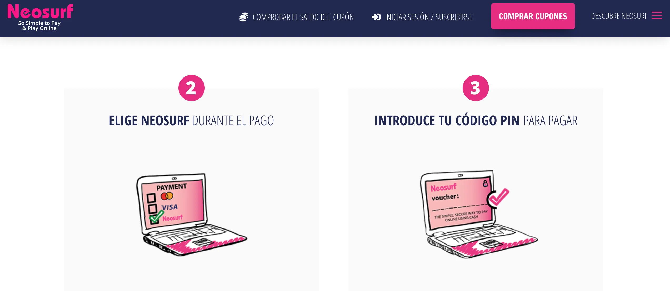 Puedes pagar con códigos de NeoSurf Código NeoSurf pagos casinos