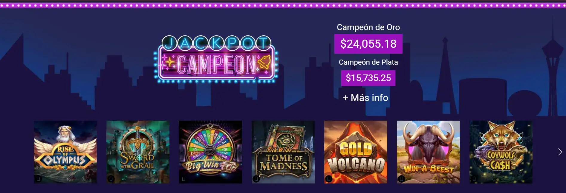 tragamonedas y ganadores