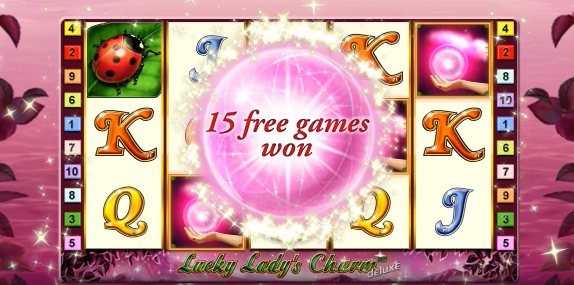 Símbolos de Lucky Lady Charm Deluxe Lucky Lady Charm Deluxe símbolos