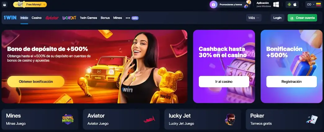 Sitio oficial de 1Win casino en Colombia 1Win casino Colombia